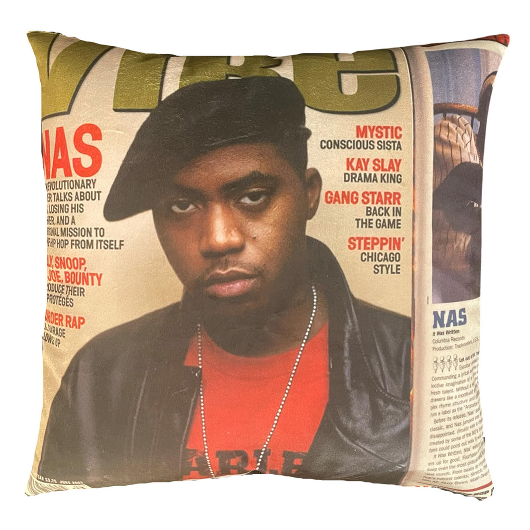 Nas Throw Pillow